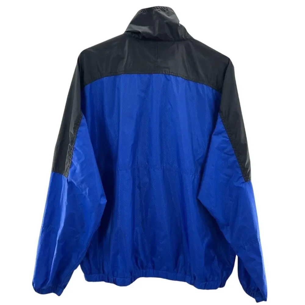 Columbia Vintage Men’s Colorblock Lightweight Packable Full Zip Windbreaker XL